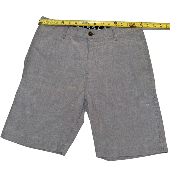 Vissla Shorts Mens size 32 Gray Casual Upcycled Poly Stretch Pockets - Picture 3 of 8